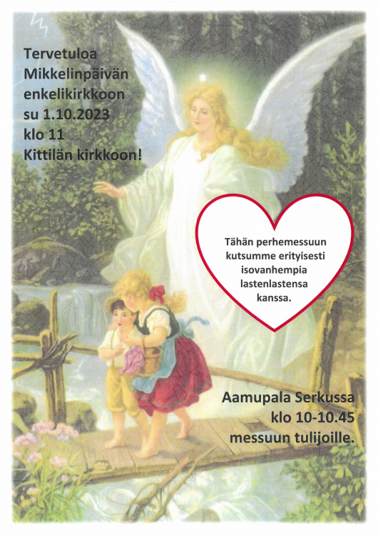 Enkelikirkko mainos